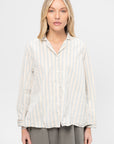 Jenny Shirt, Cream Stripe