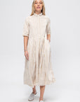 Lena Dress, Sandy Stripe