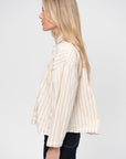 Overshirt, Sandy Stripe