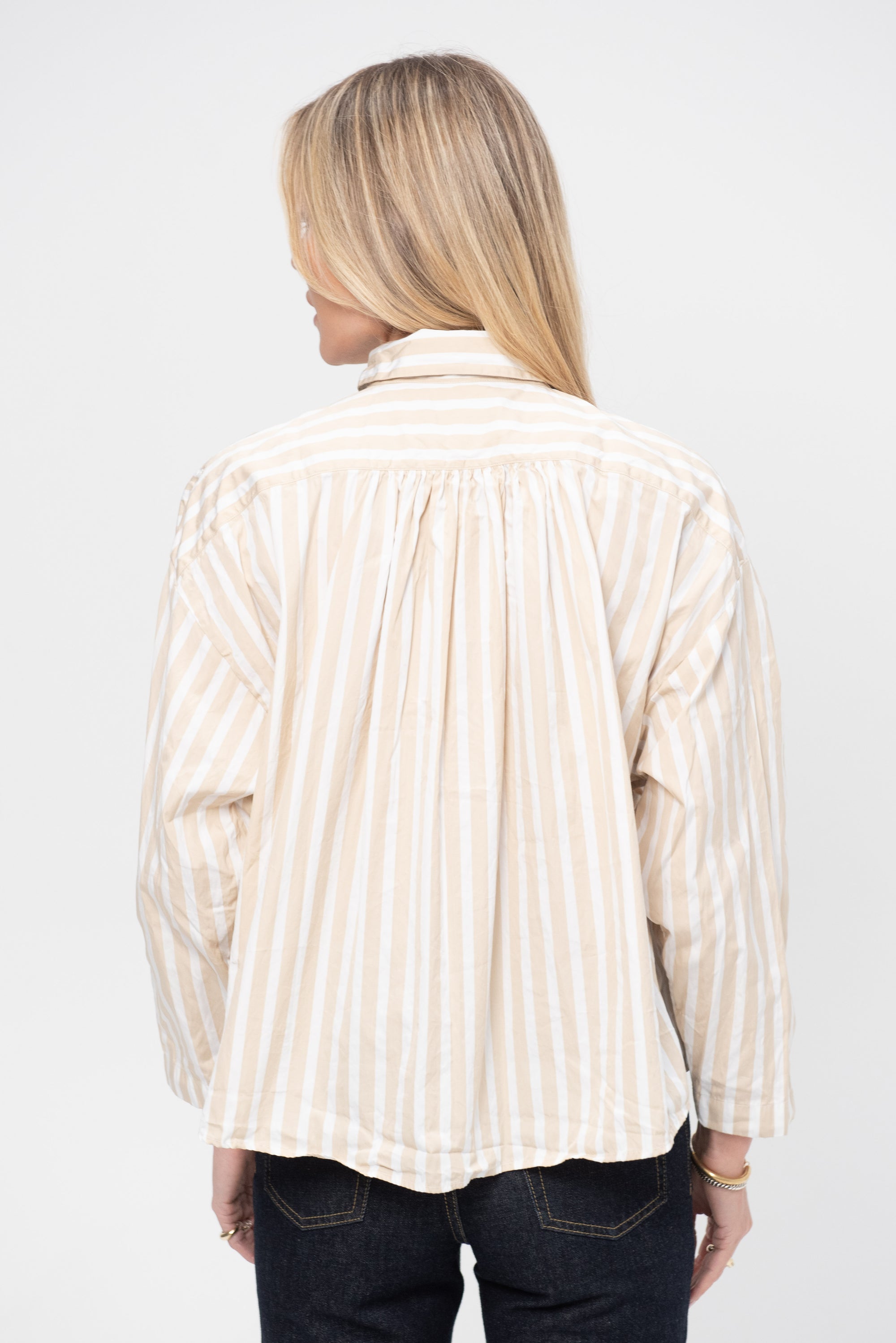 Overshirt, Sandy Stripe