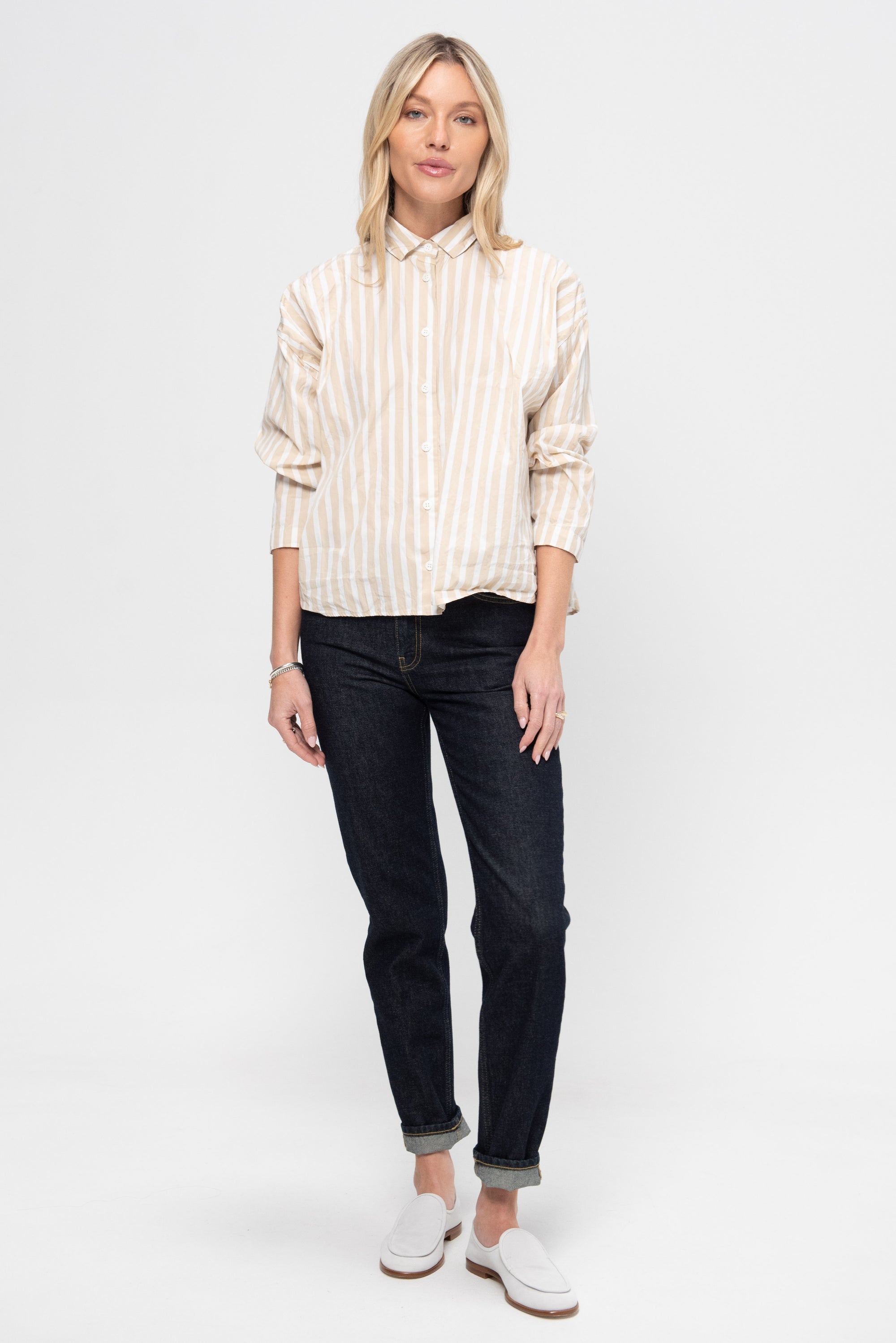 Overshirt, Sandy Stripe