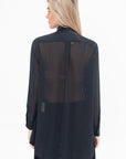 COMME DES GARCONS - Blouse, Navy