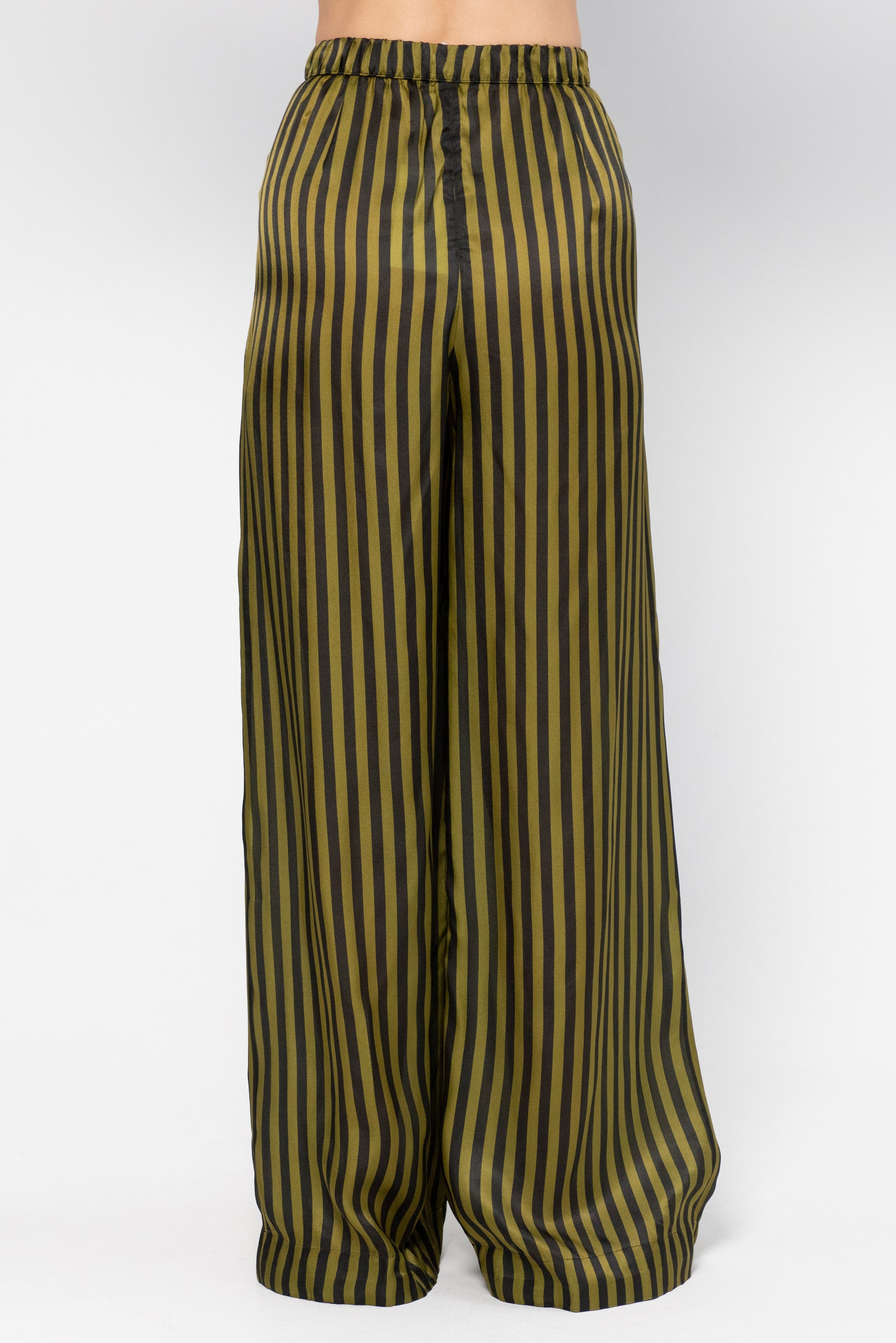 Prelah Trouser, Black Khaki Stripes Big