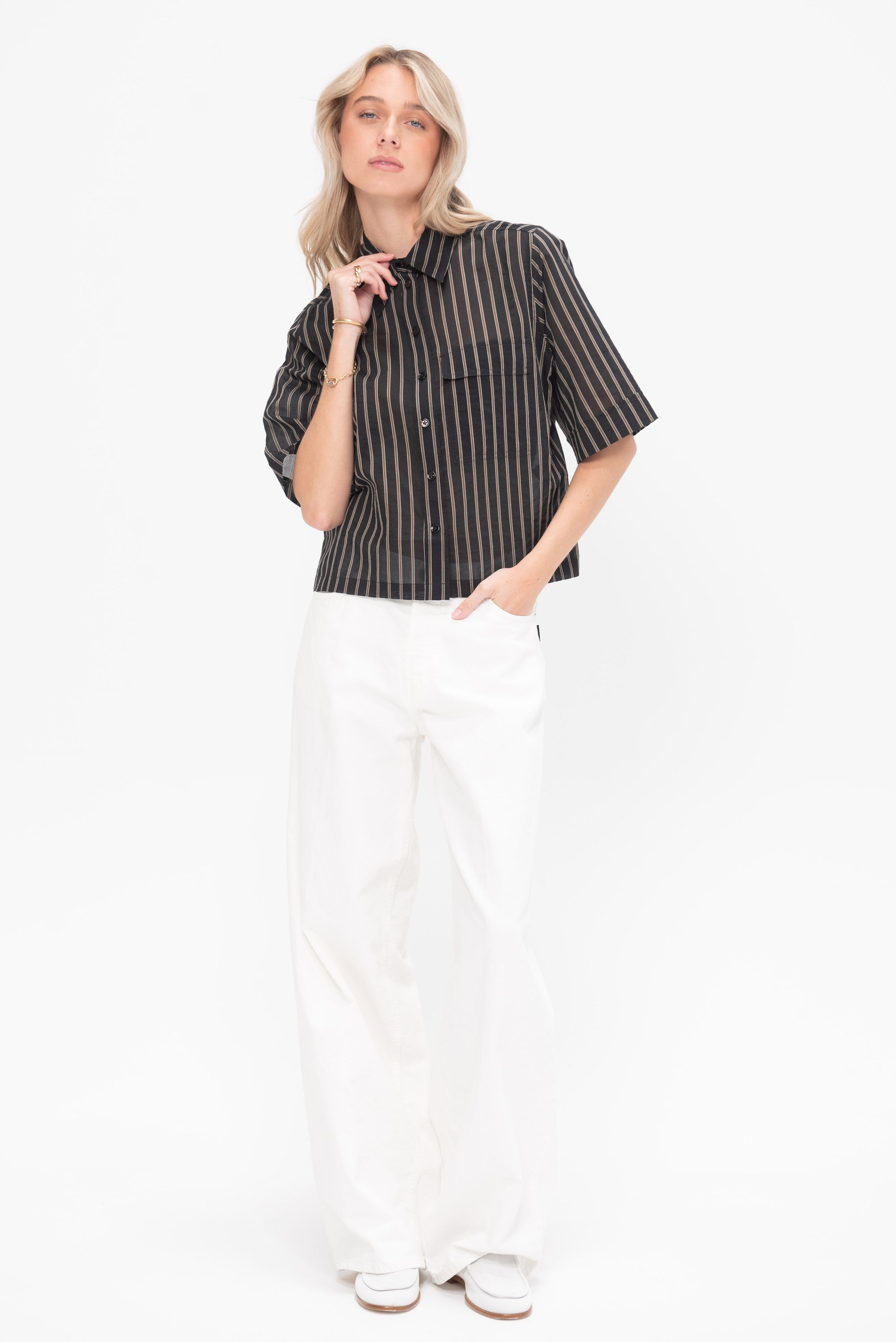 Tumelah Shirt, Black Stripe