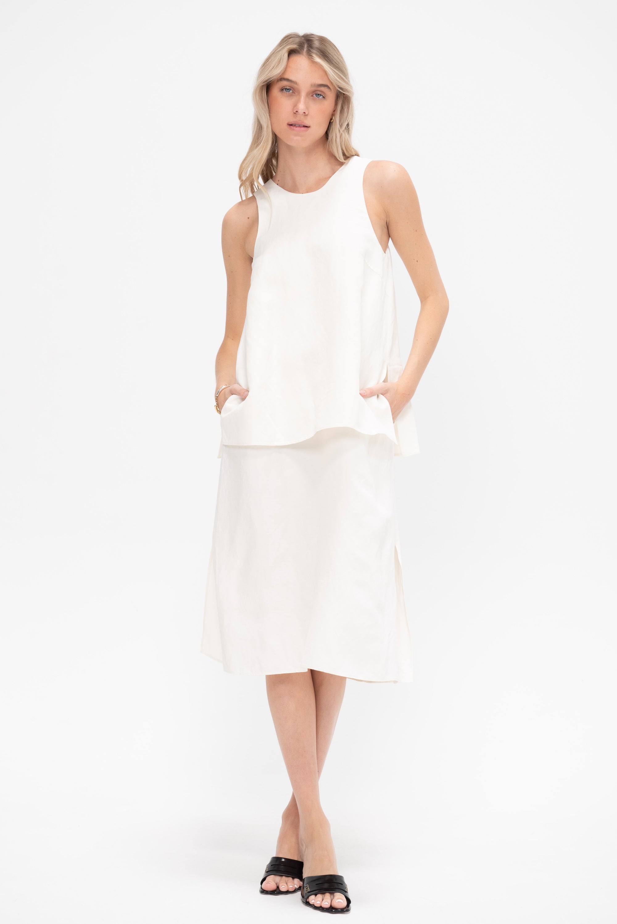 Doliat Dress, Off White