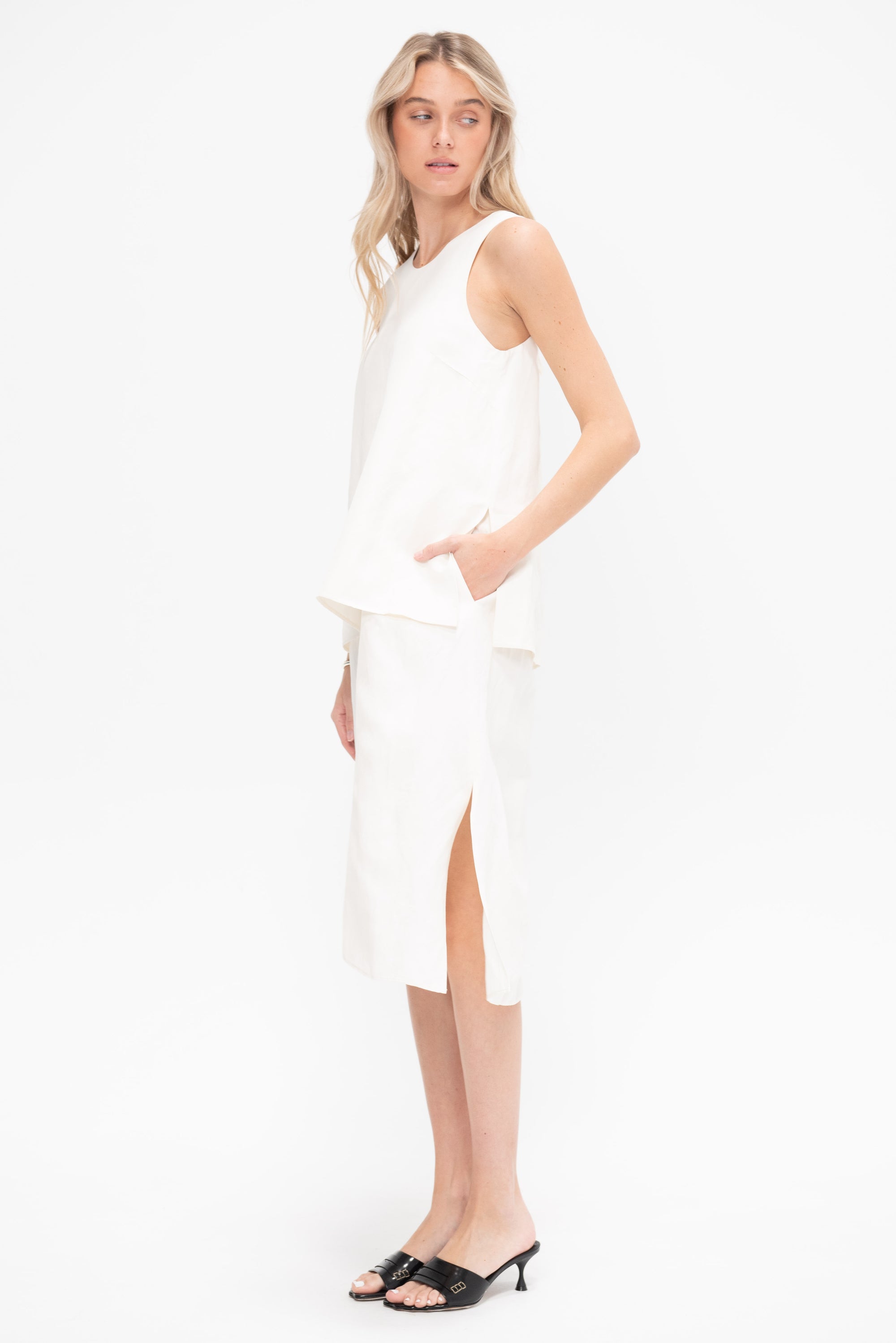 Doliat Dress, Off White