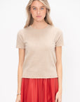 Boxy Tee, Sand