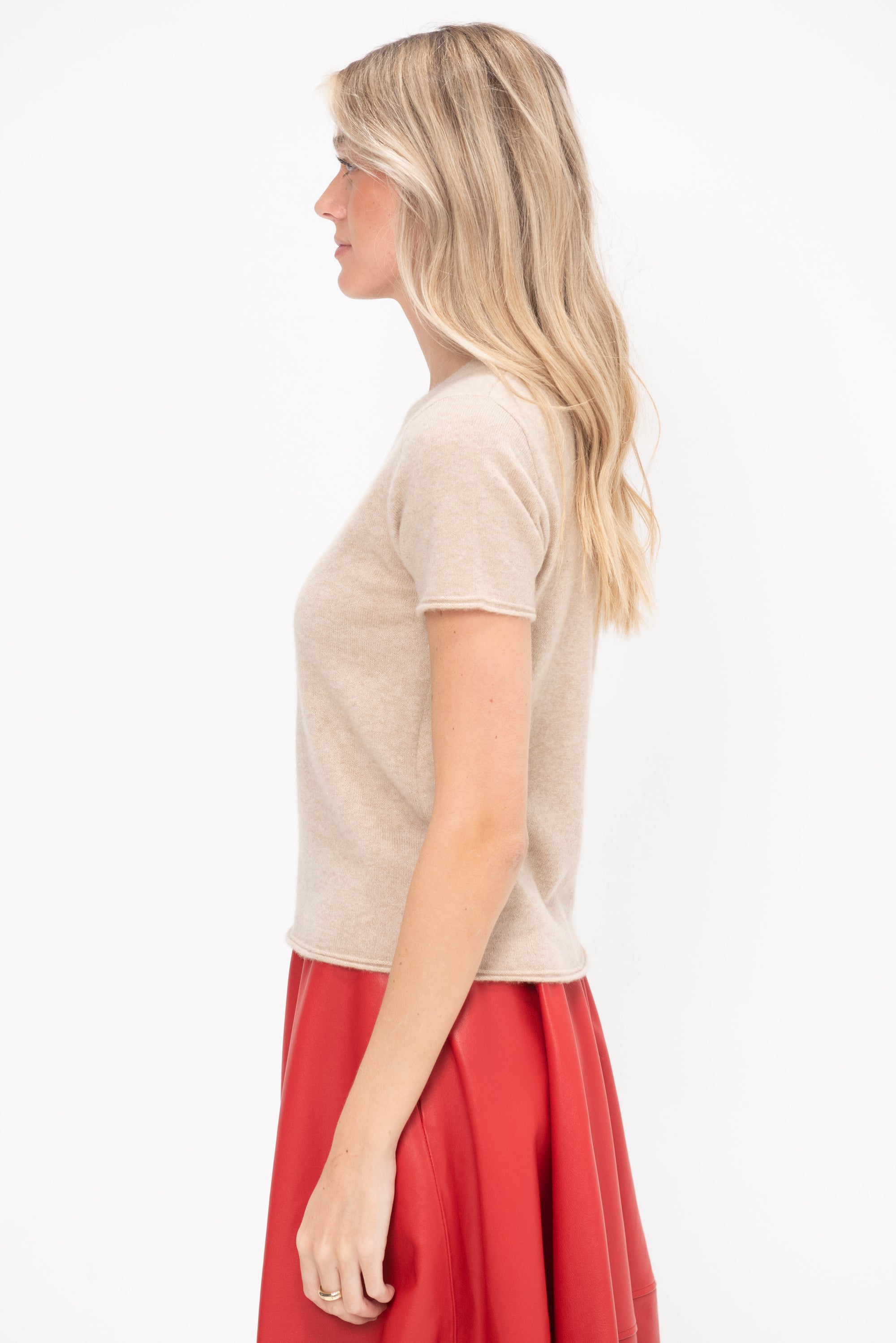 Boxy Tee, Sand