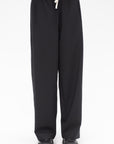 CORDERA - Tailoring Drawstring Pants, Black