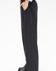 CORDERA - Tailoring Drawstring Pants, Black