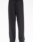 CORDERA - Tailoring Drawstring Pants, Black