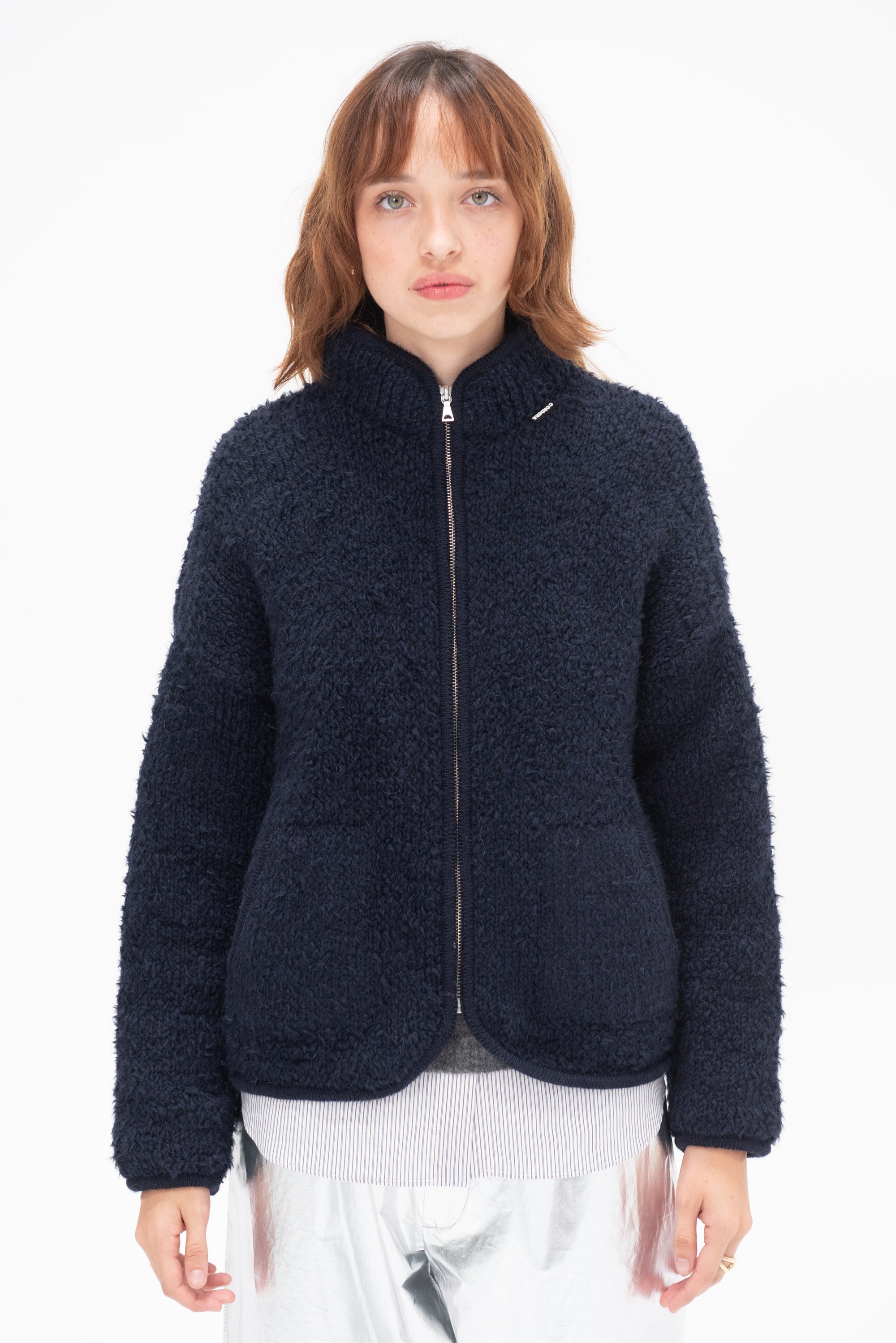 CORDERA - Teddy Jacket, Navy