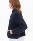 CORDERA - Teddy Jacket, Navy