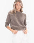 DEMYLEE - Chelsea Cotton Sweater, Bark