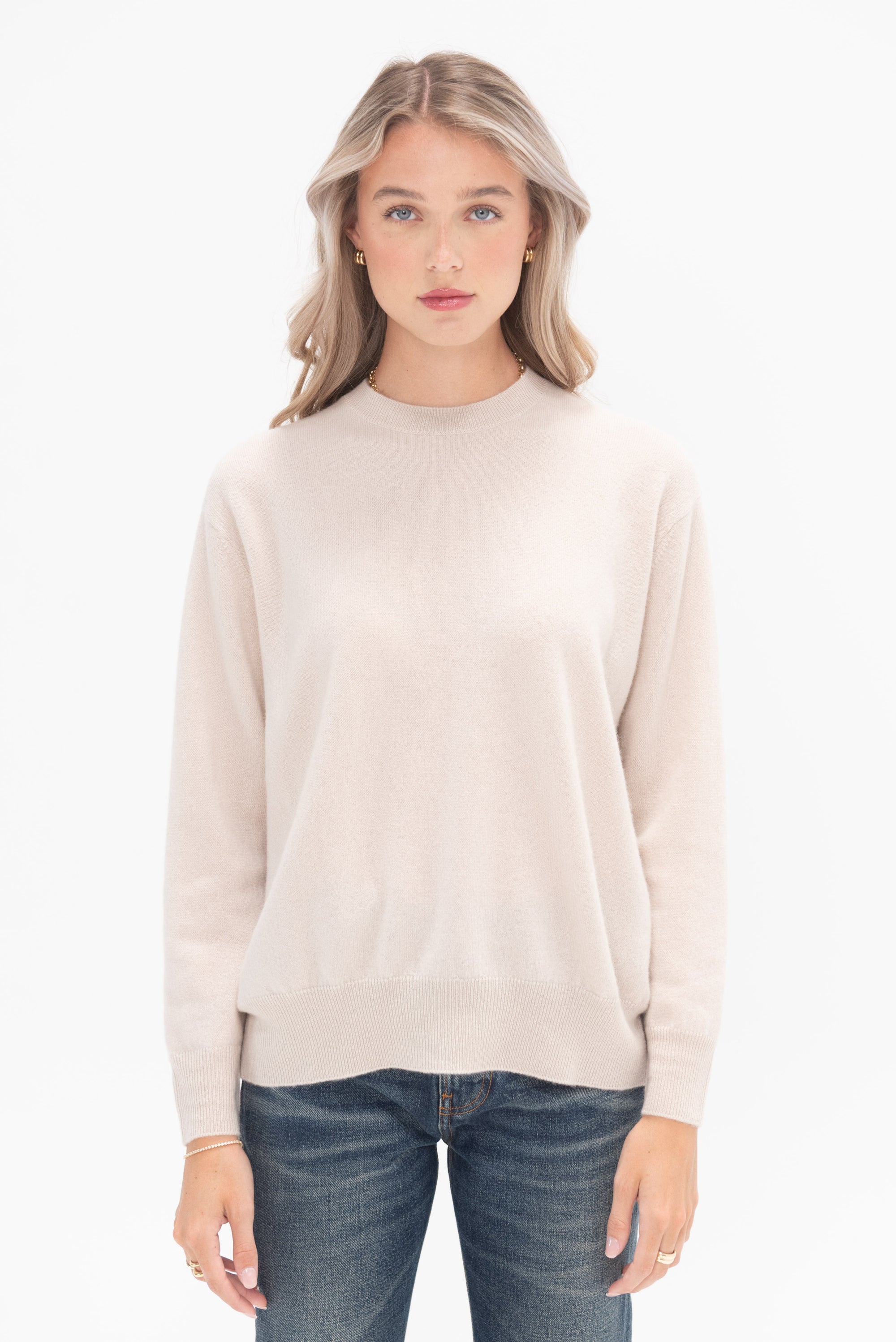 DEMYLEE - Eider Cashmere Sweater, Linen