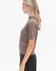 DEMYLEE - Irelia Top, Heather Brown