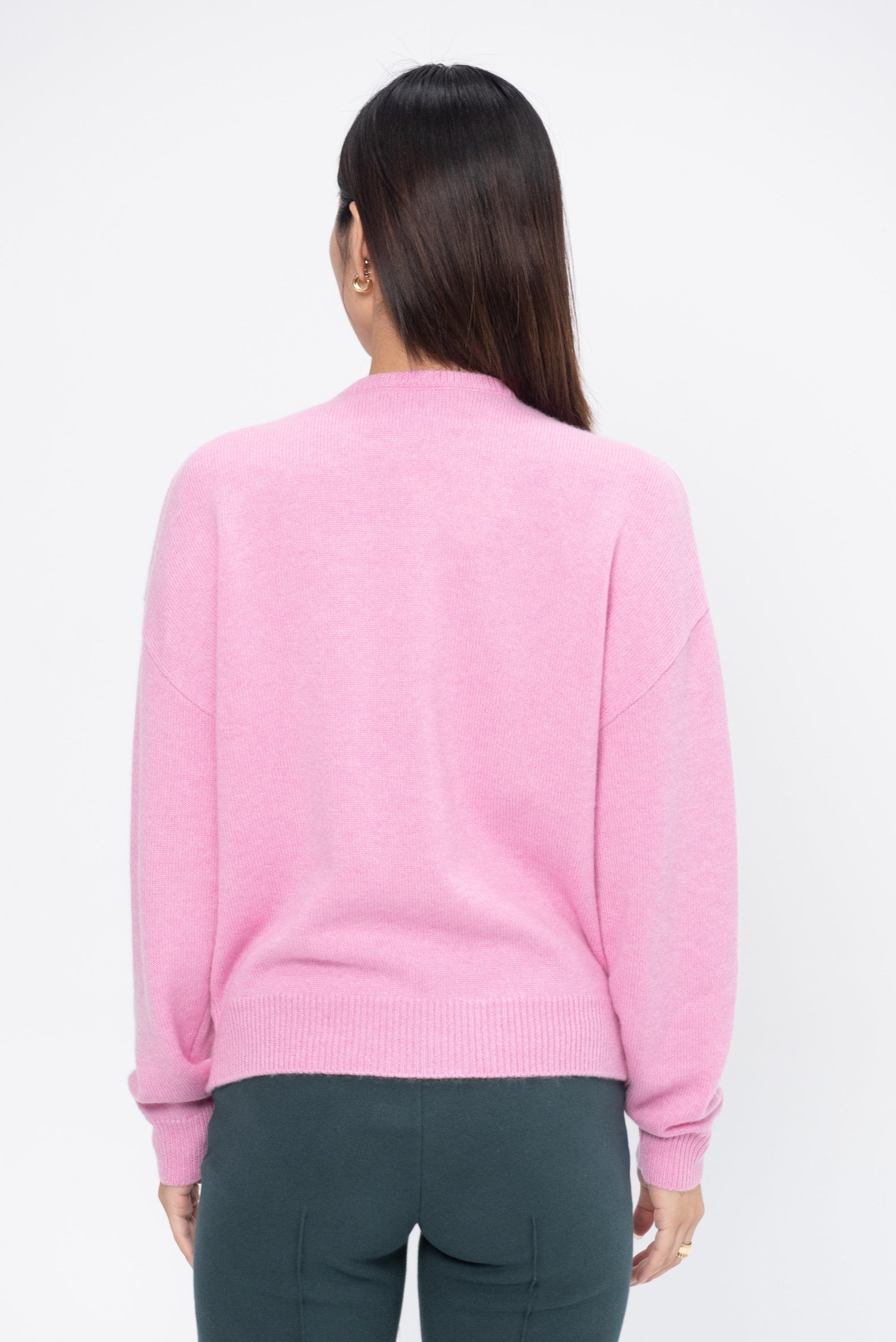 DEMYLEE - Artemis Cashmere Sweater, Bright Pink