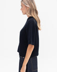 DEMYLEE - Yasu Organic Top, Navy