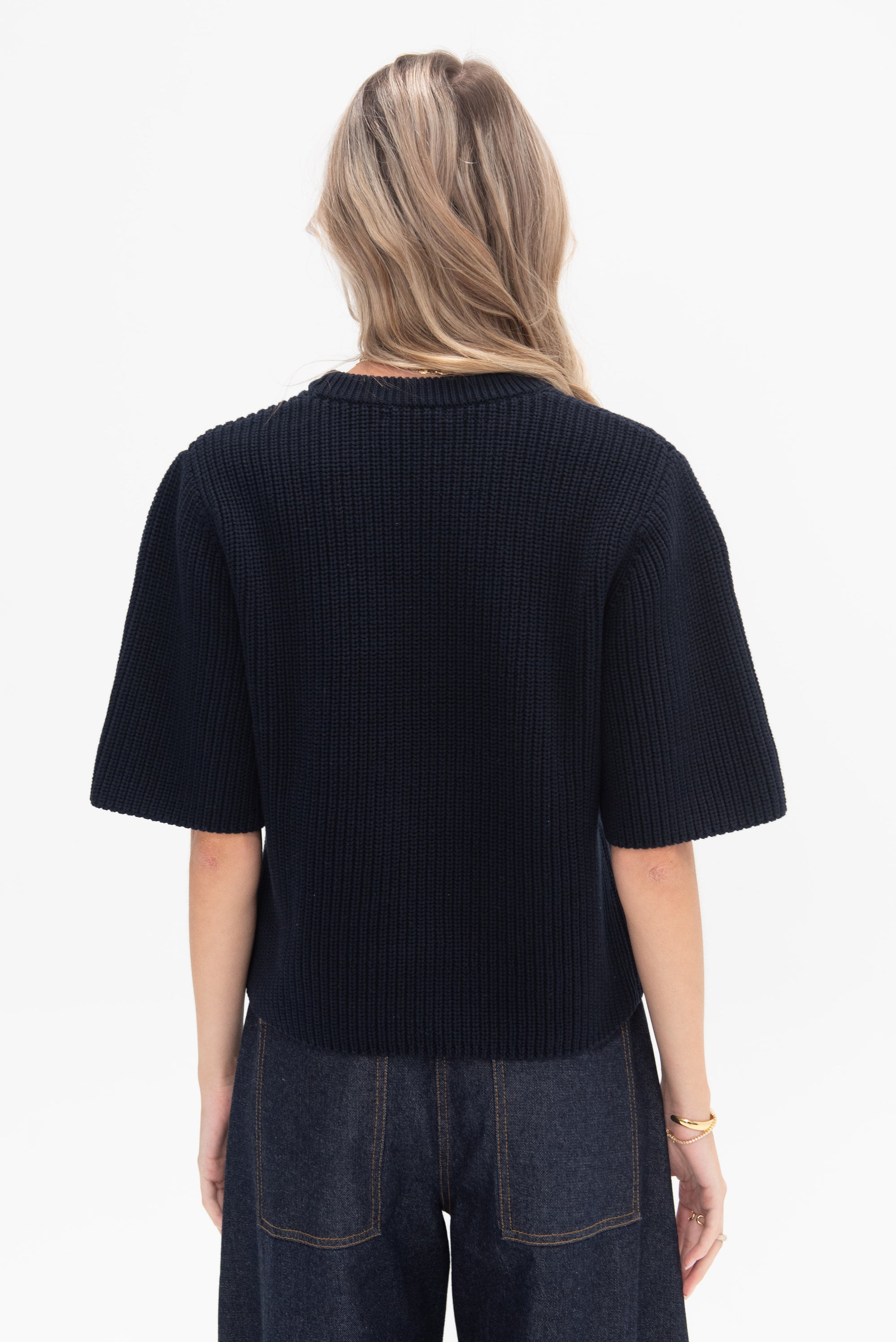 DEMYLEE - Yasu Organic Top, Navy