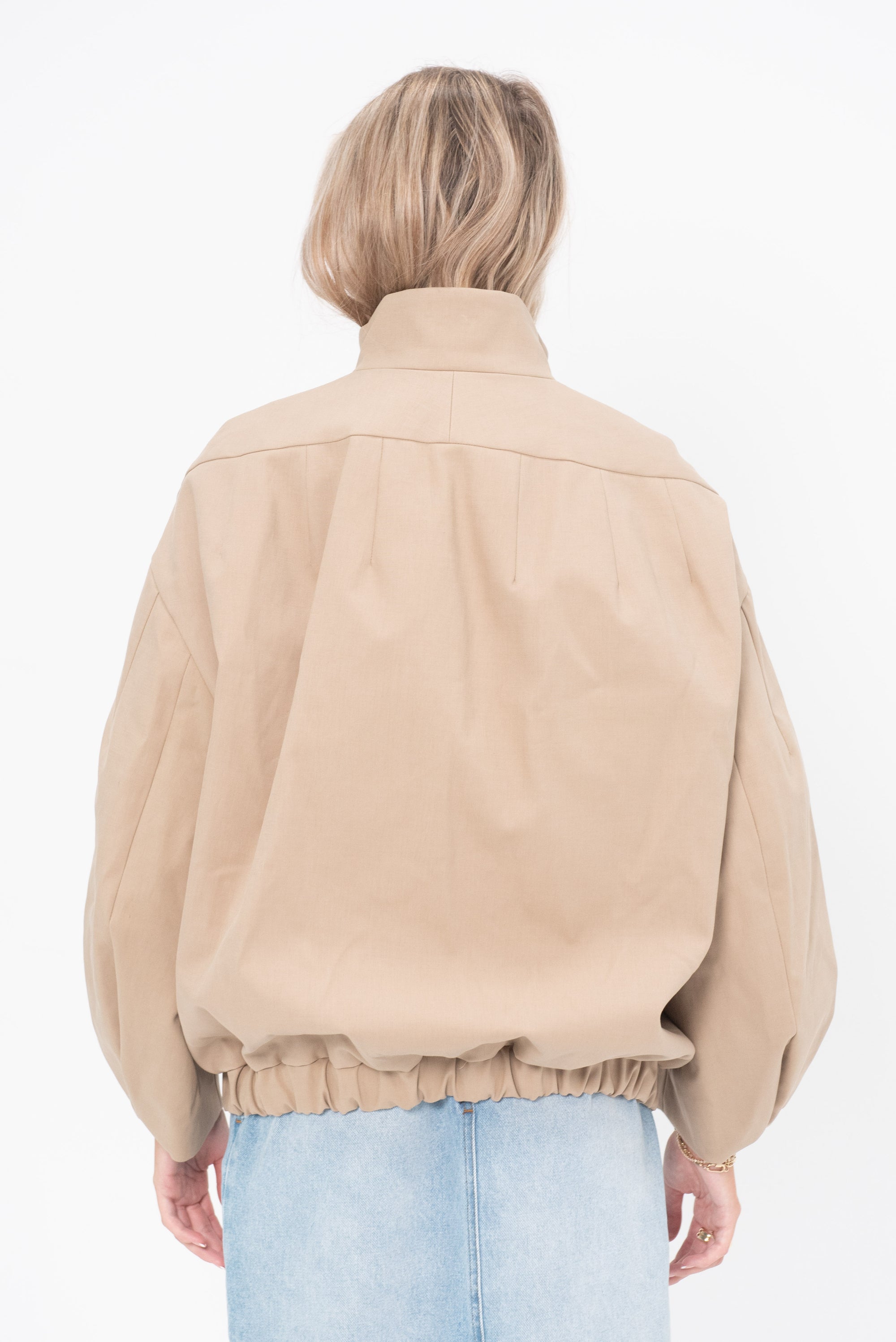 DRIES VAN NOTEN - Stand Collar Jacket, Camel