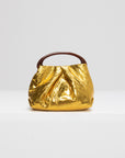 Small Leather Bag, Gold