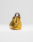 Small Leather Bag, Gold