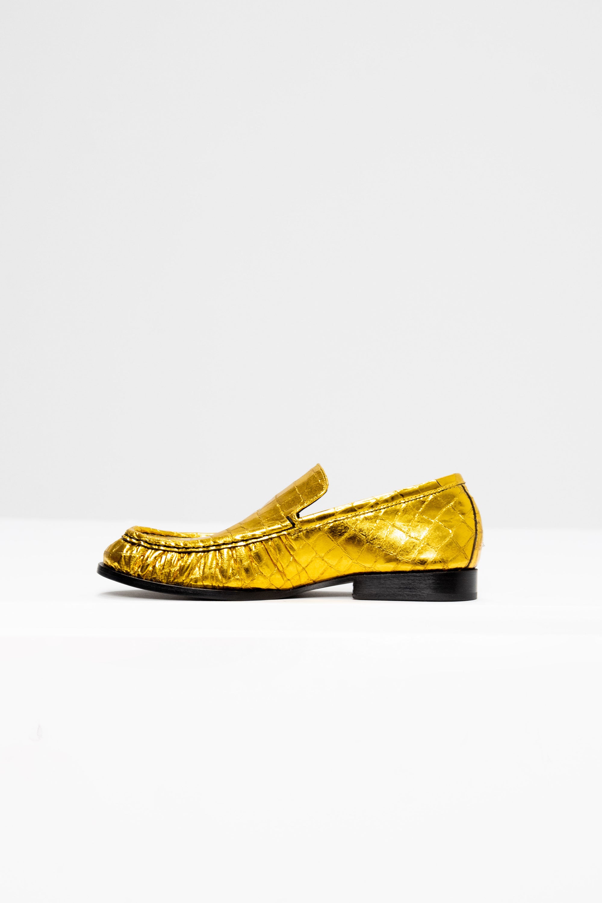 Loafer, Metallic Gold