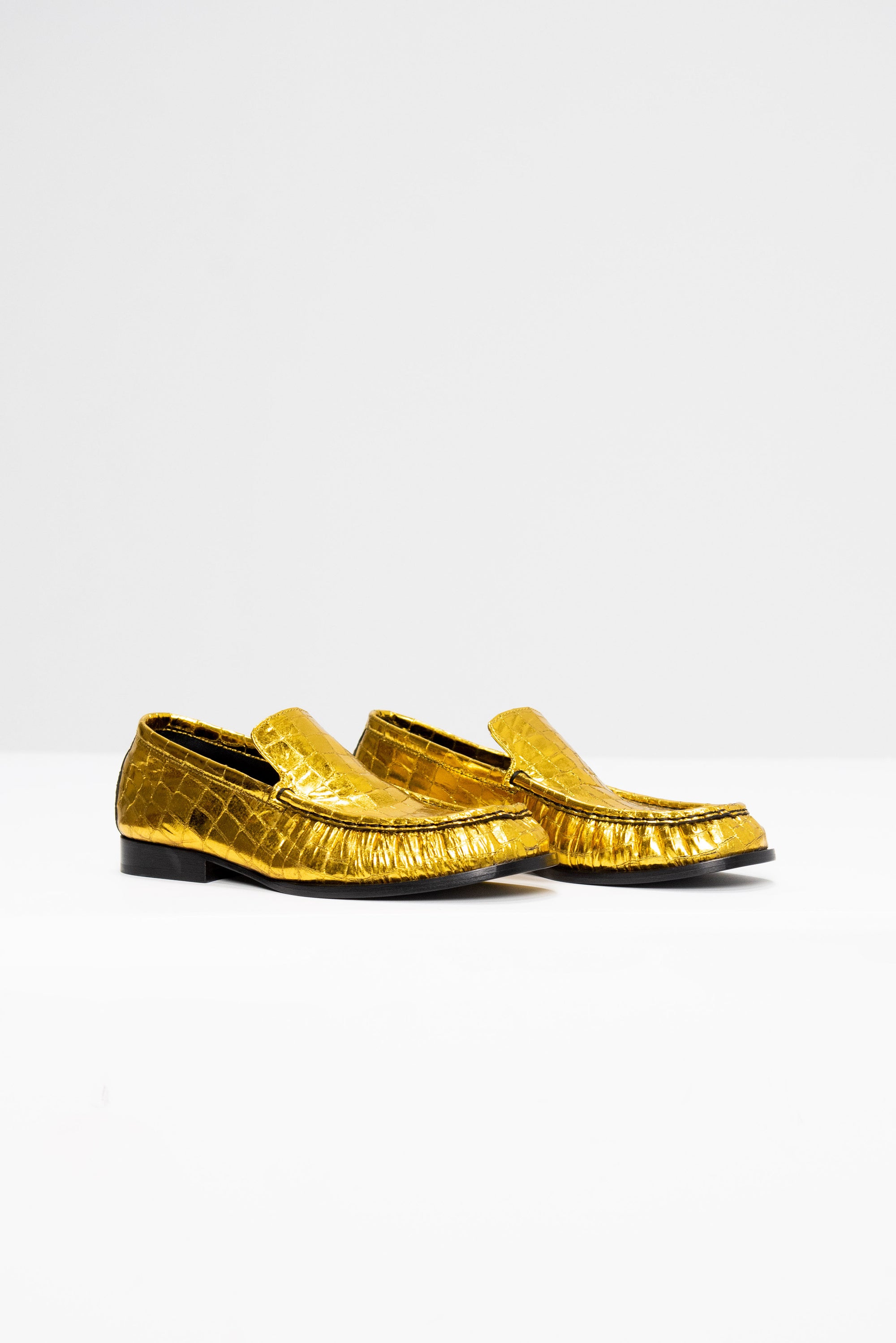 Loafer, Metallic Gold