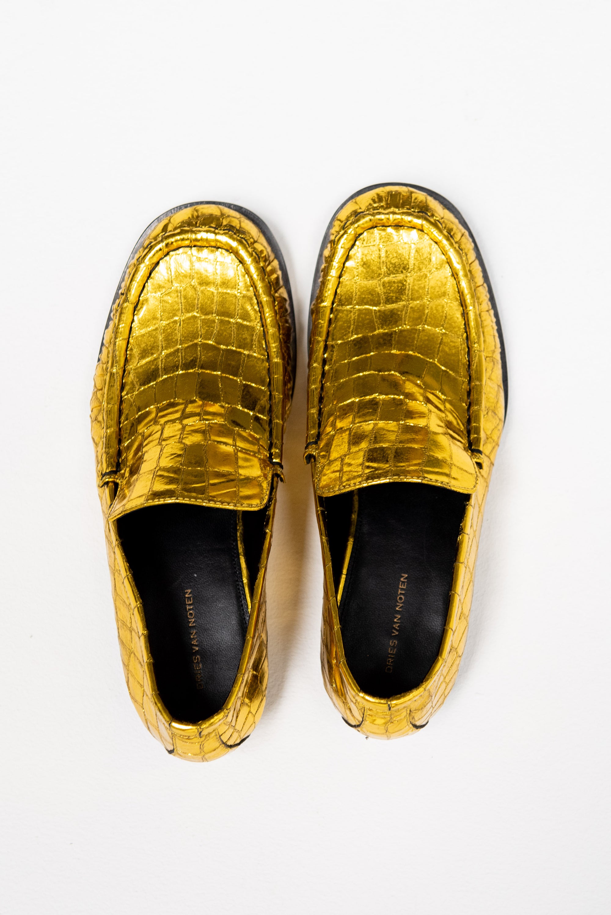 Loafer, Metallic Gold