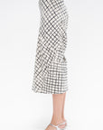 DRIES VAN NOTEN - Grid Skirt, Ecru