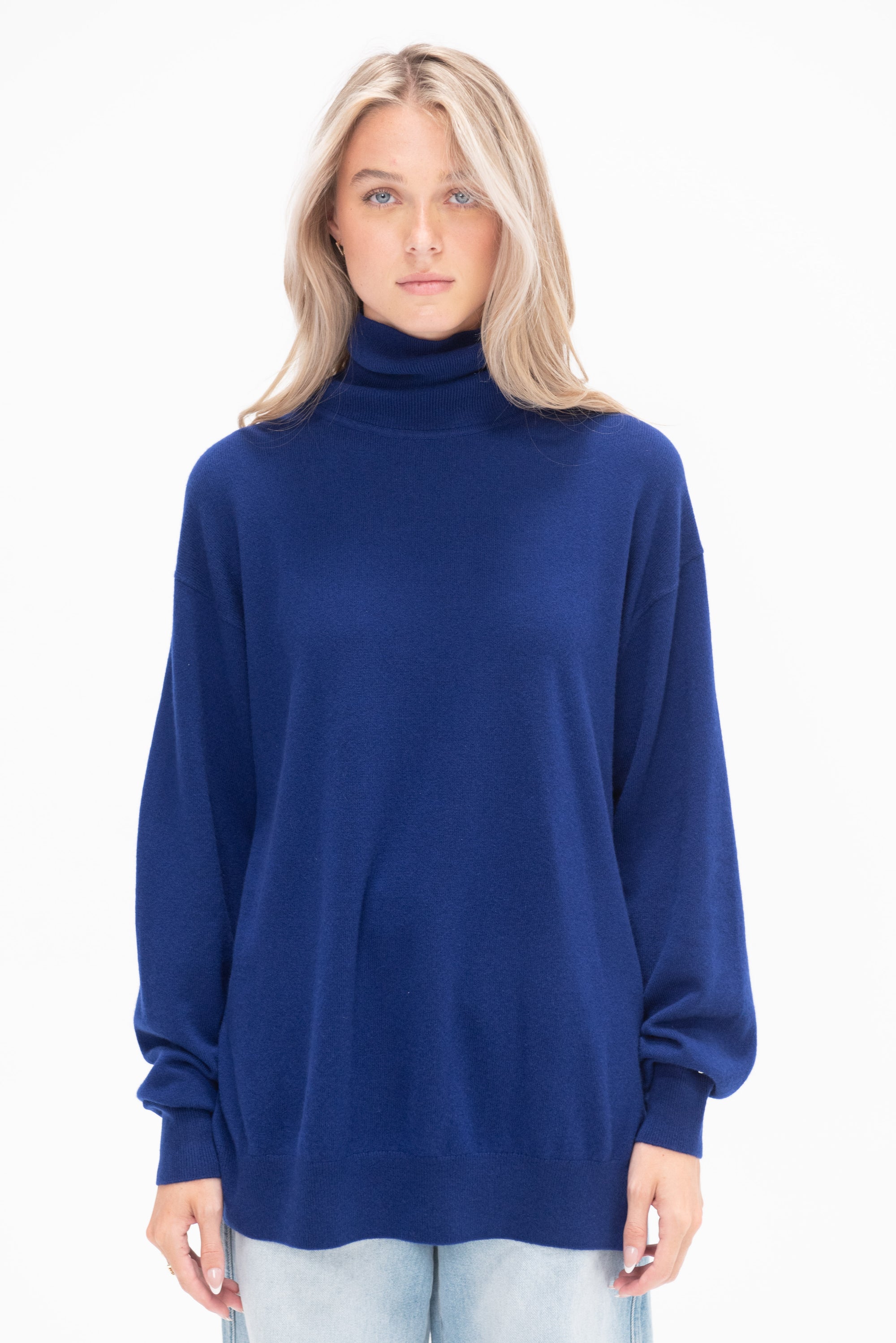 DRIES VAN NOTEN - Turtleneck Sweater, King Blue