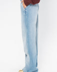 DRIES VAN NOTEN - Wide Leg Denim, Light Blue