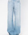 DRIES VAN NOTEN - Wide Leg Denim, Light Blue