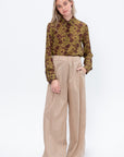 Wide Leg Pants, Sand