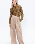 Wide Leg Pants, Sand