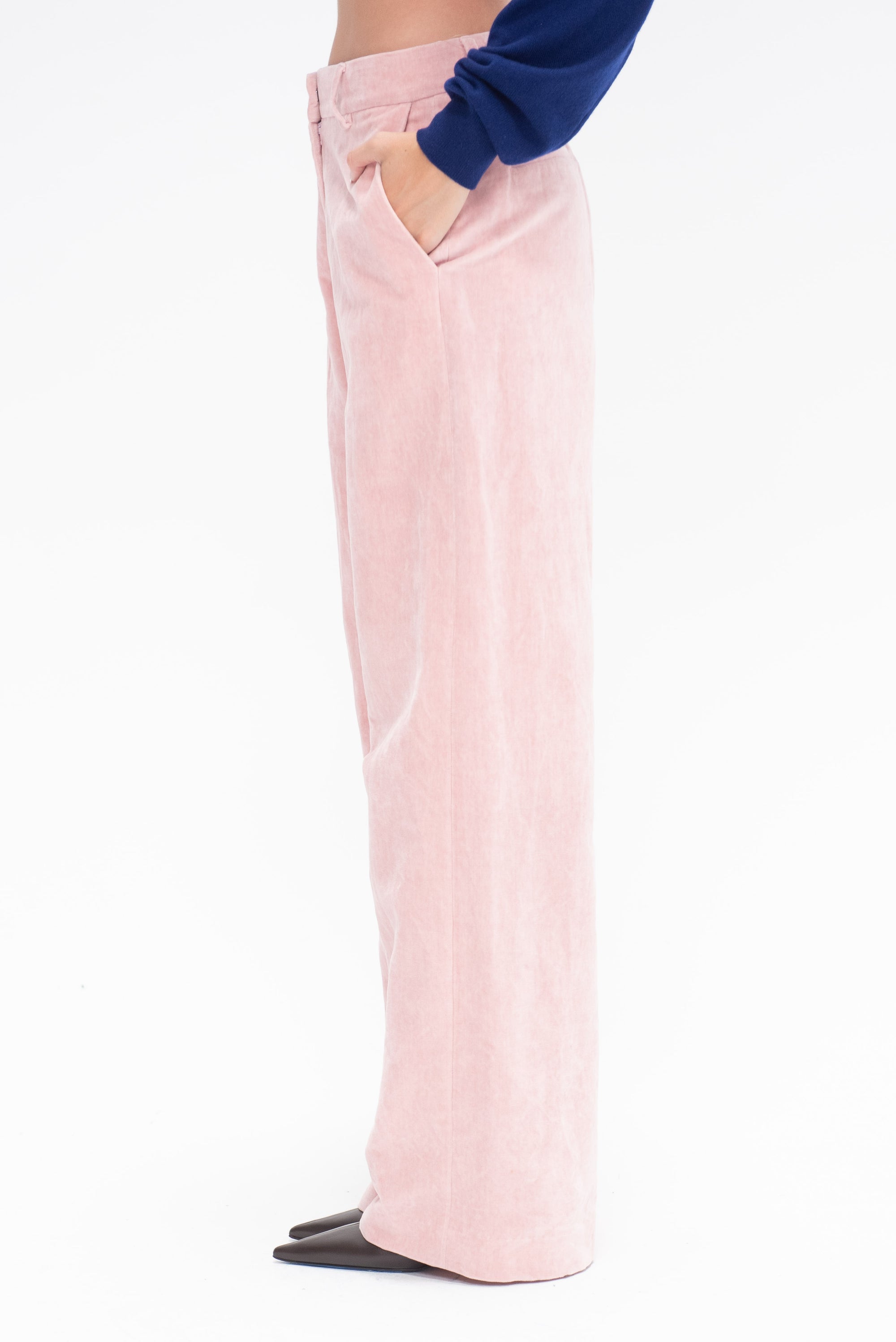 DRIES VAN NOTEN - Trousers, Light Pink