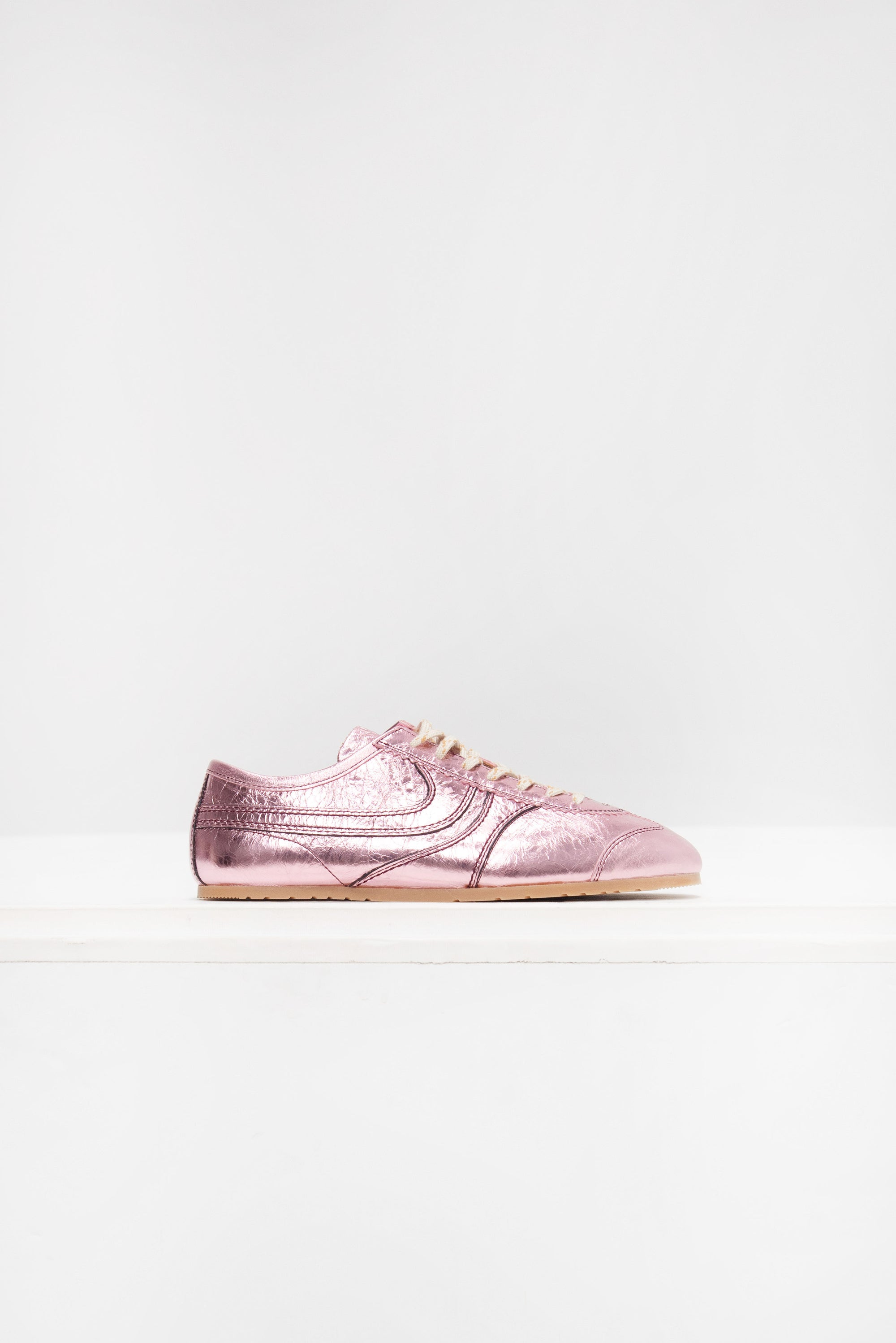 DRIES VAN NOTEN - Sneakers, Metallic Pink