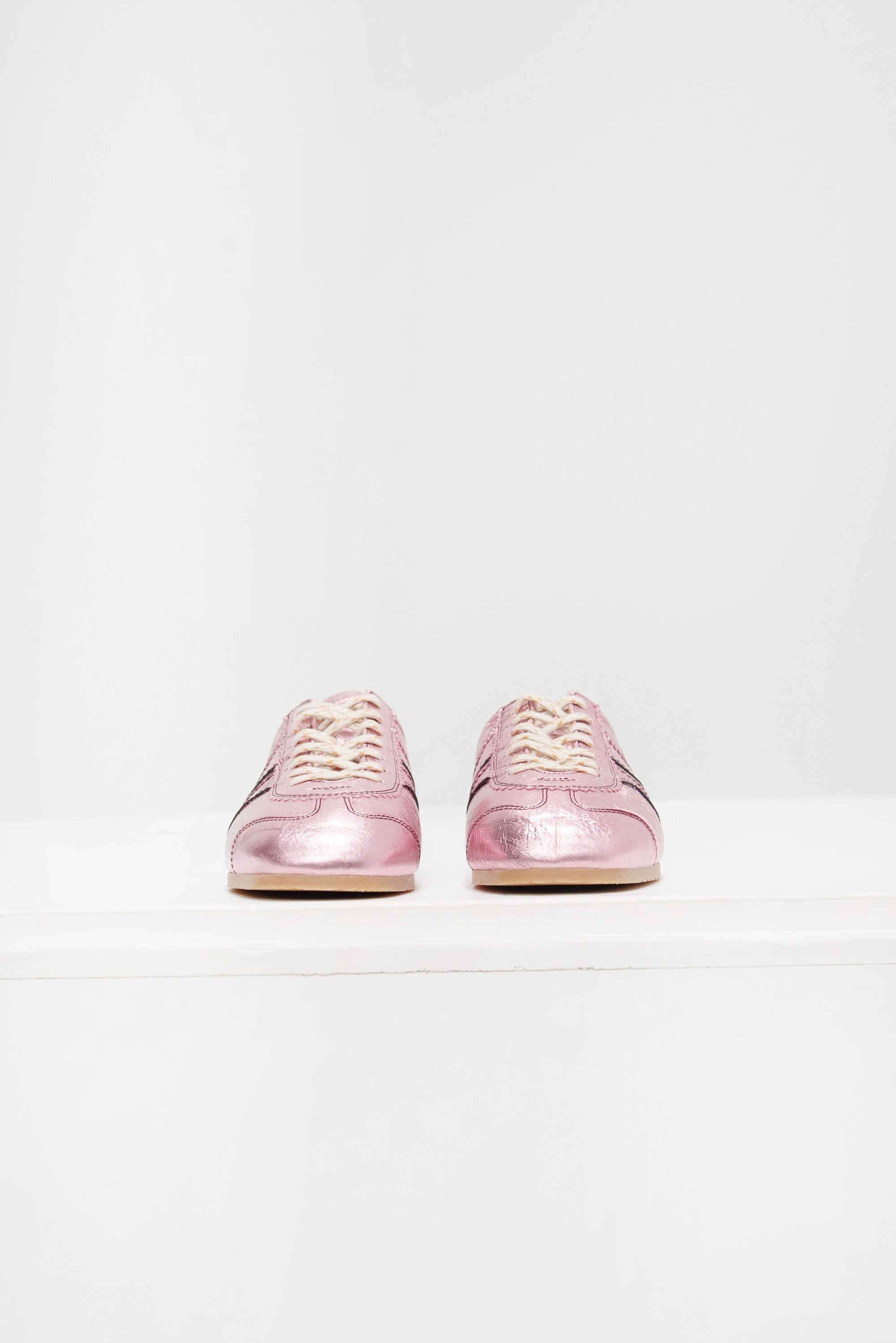 DRIES VAN NOTEN - Sneakers, Metallic Pink