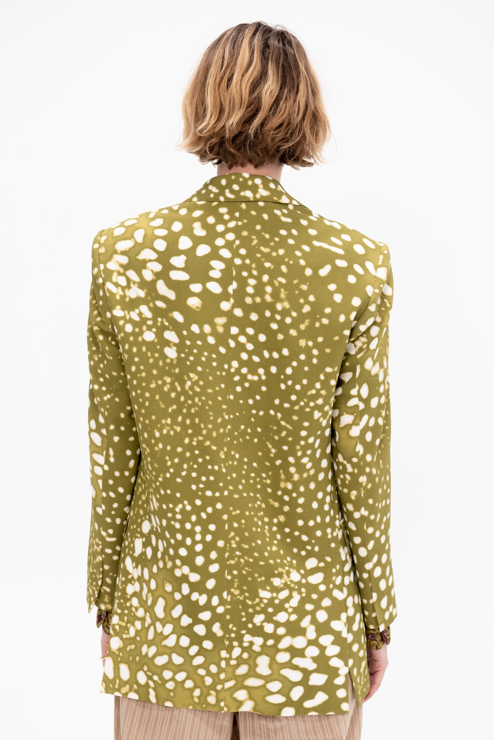 Printed Jacket, Khaki