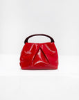 Small Leather Bag, Vermillion