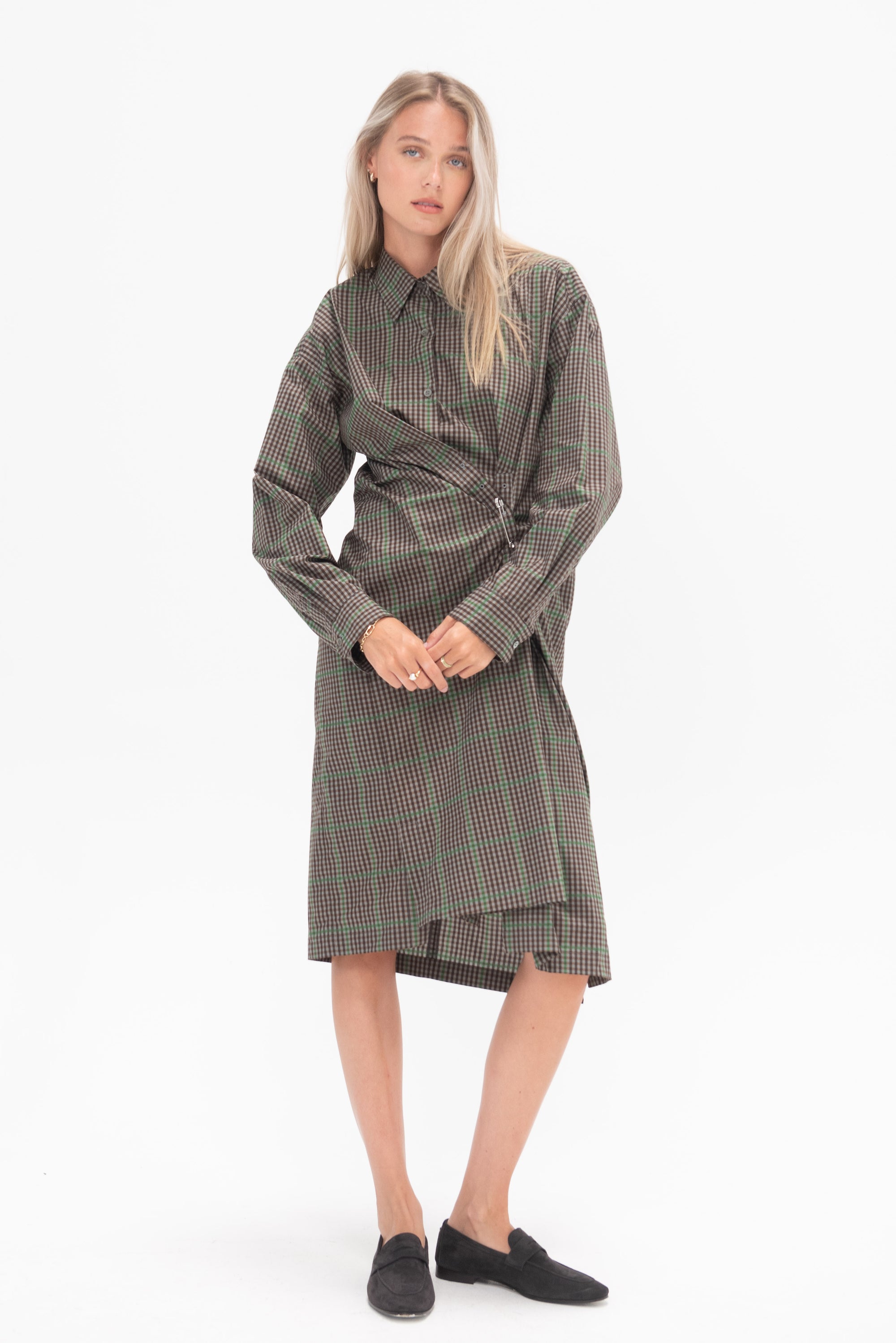 DRIES VAN NOTEN - Shirtdress, Green