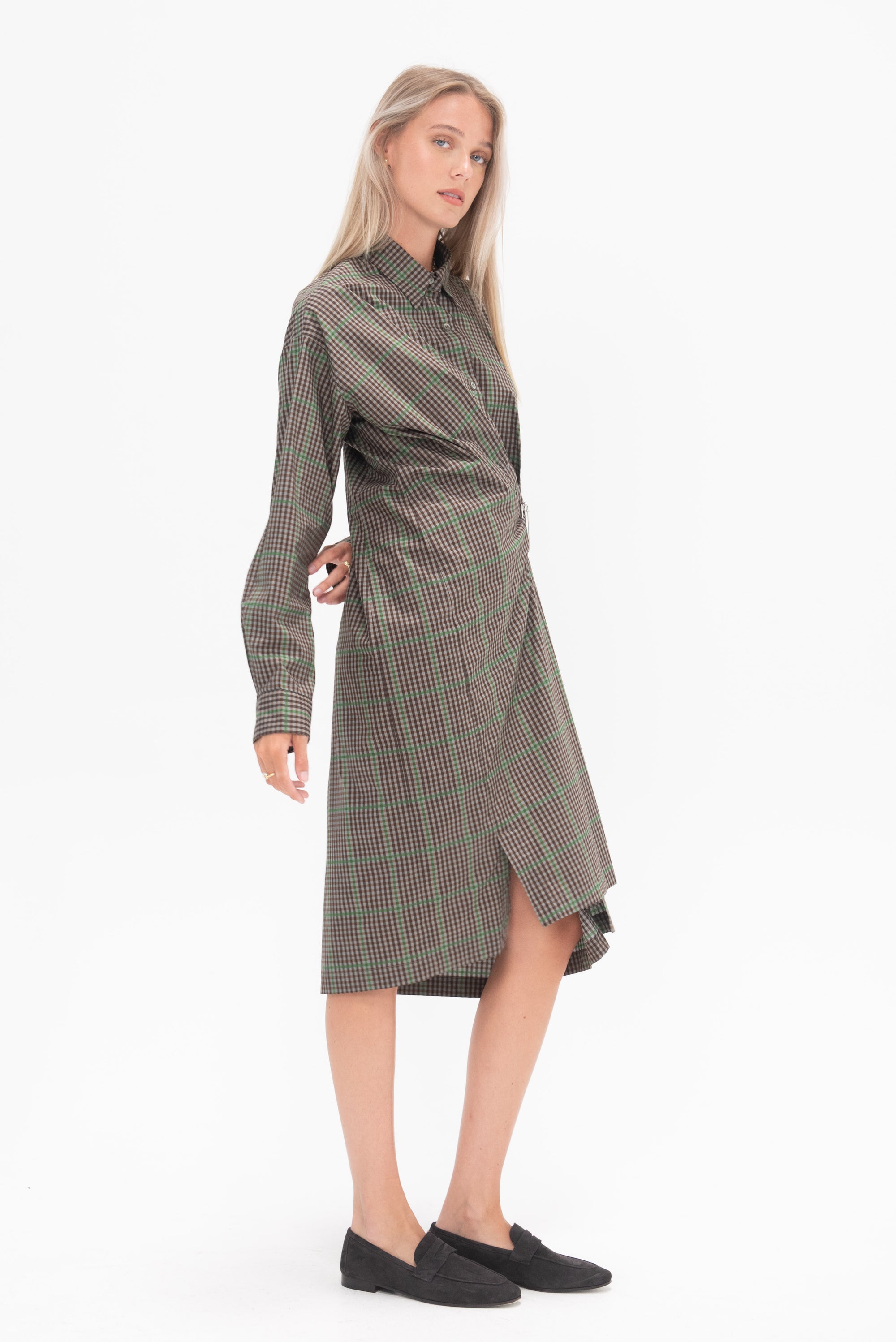 DRIES VAN NOTEN - Shirtdress, Green