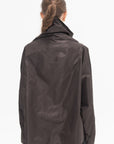 DUŠAN - Batwing Oversized Turtleneck, Brown