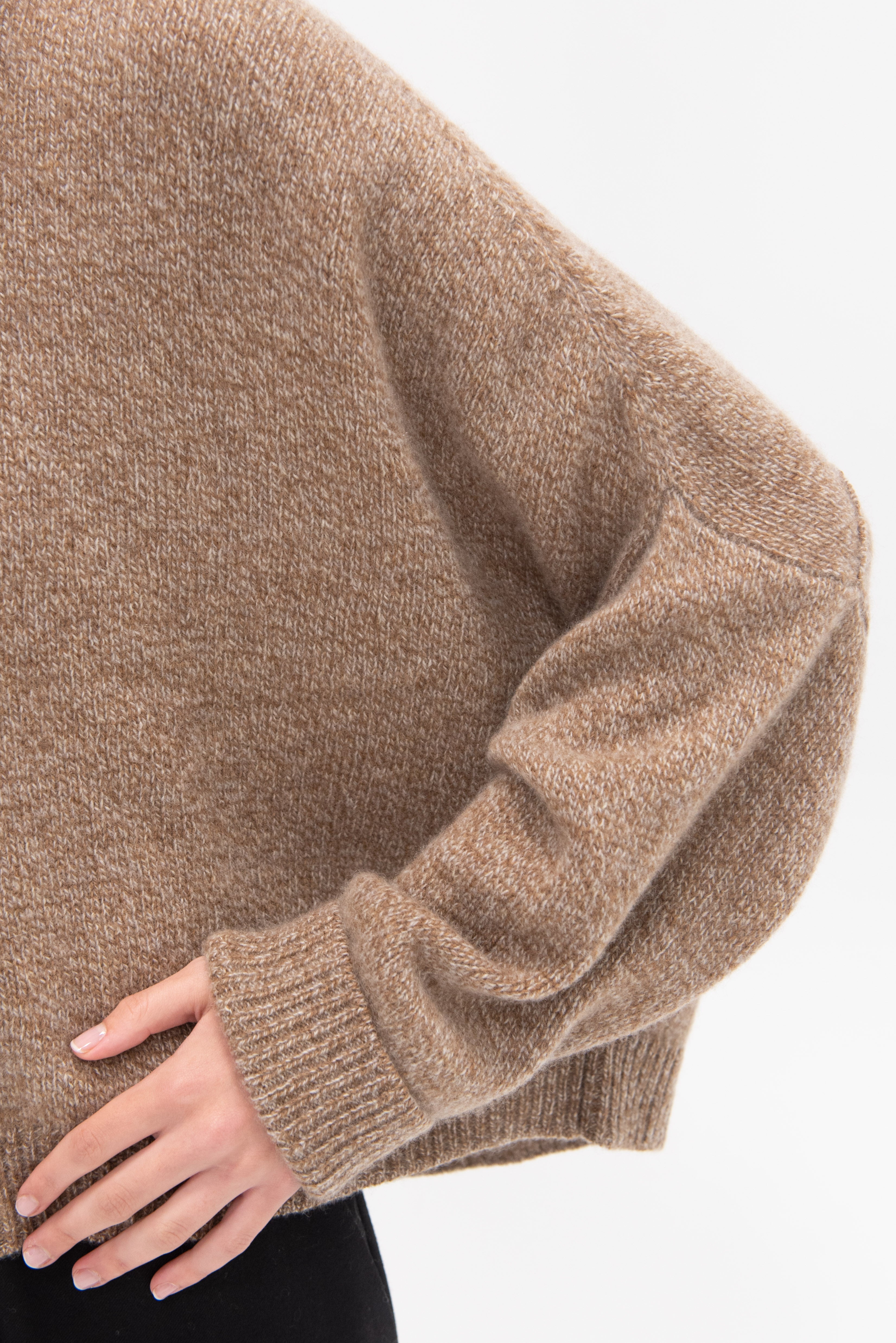 Chunky camel sweater hotsell