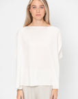 Easy T-Shirt Knitwear, White