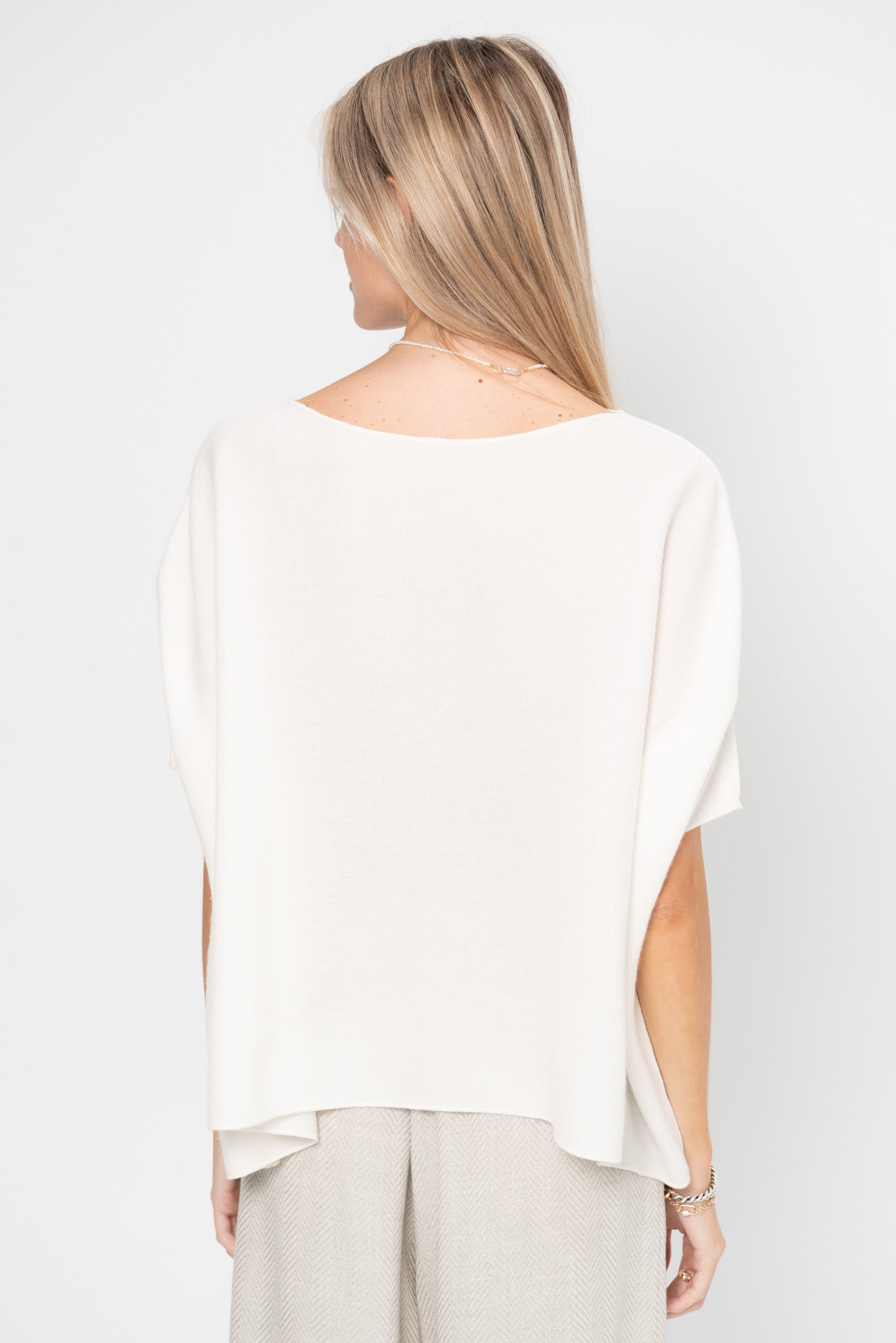 Easy T-Shirt Knitwear, White