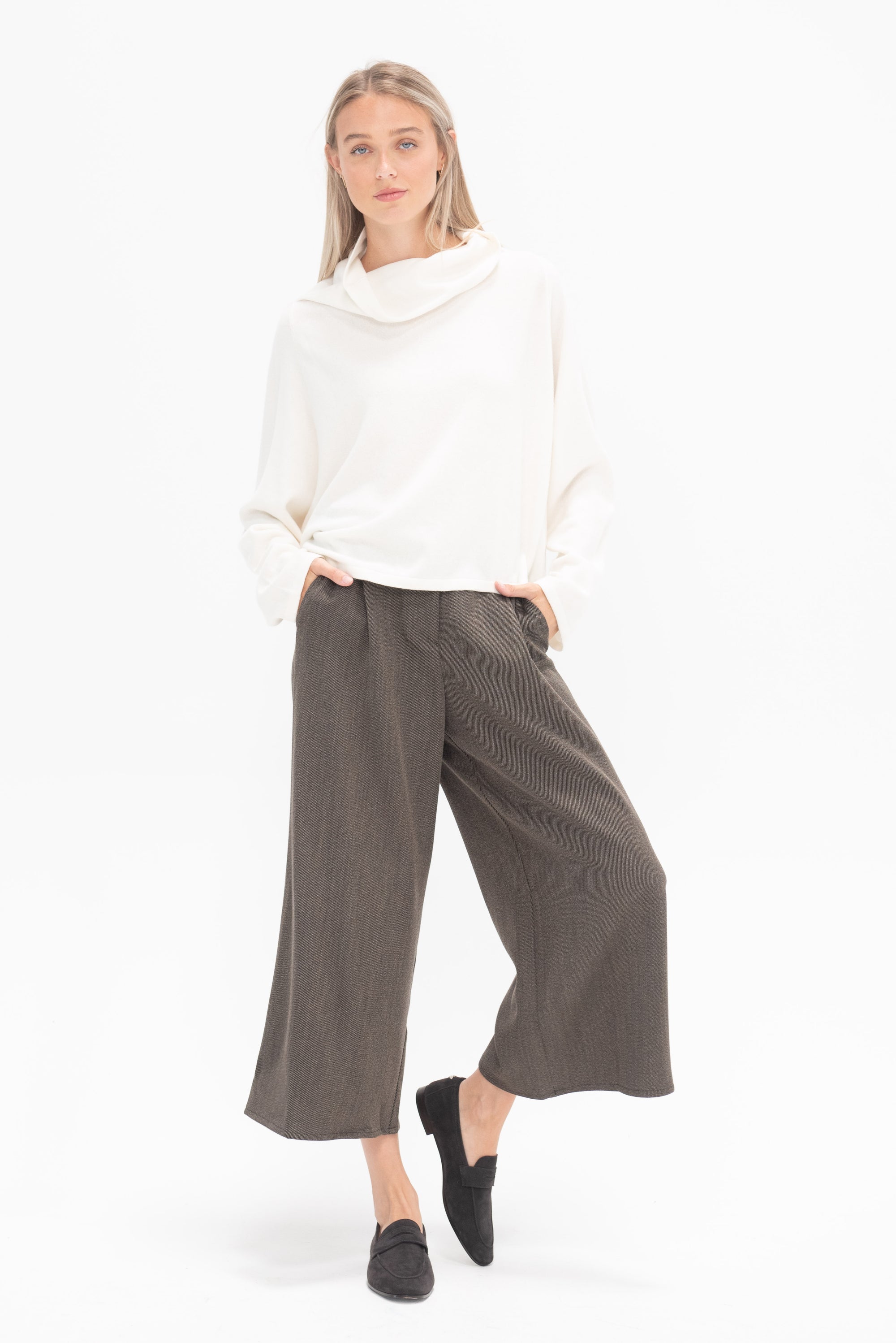 DUSAN - Full Pants, Tortora