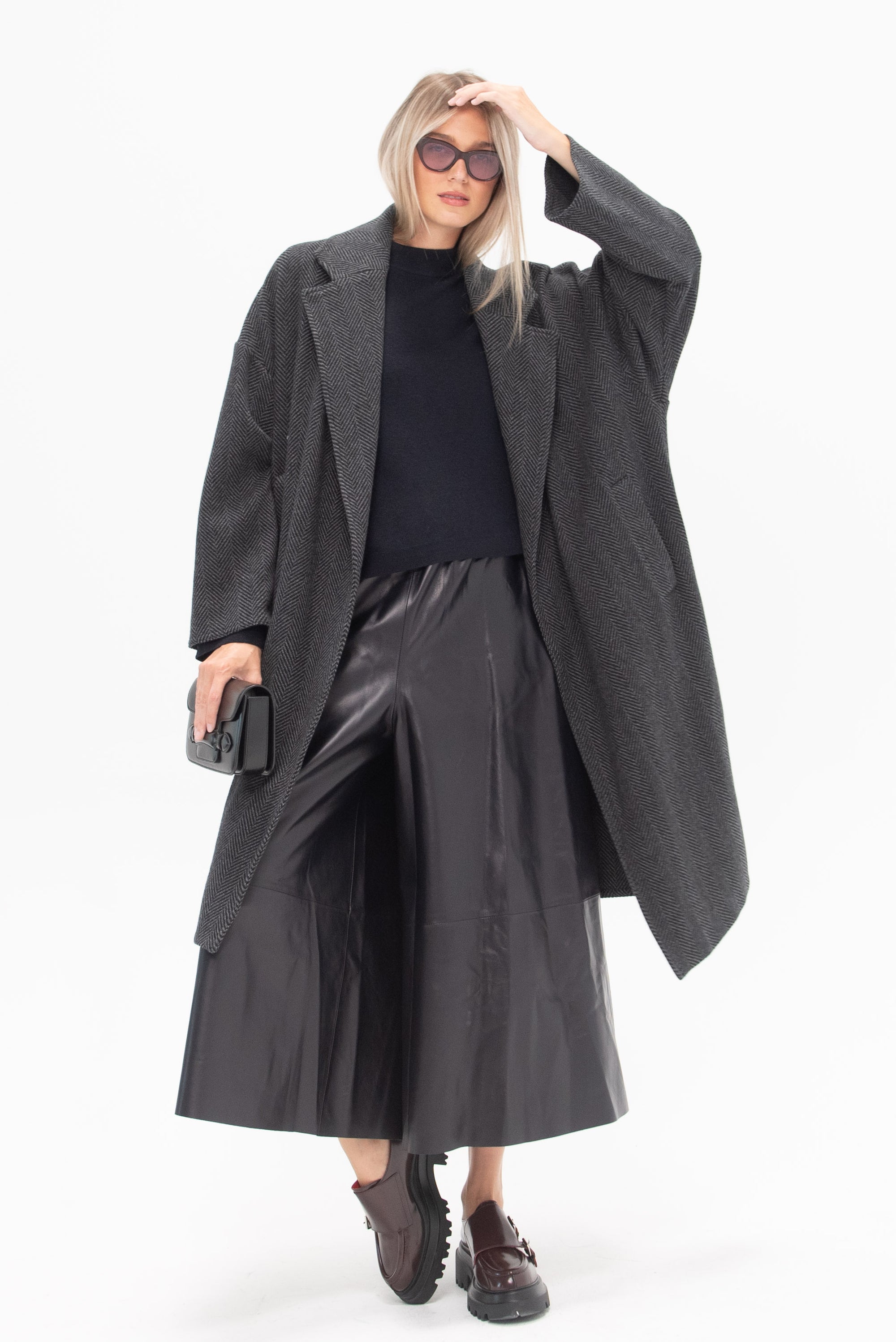 DUSAN - Gaucho Pants, Midnight