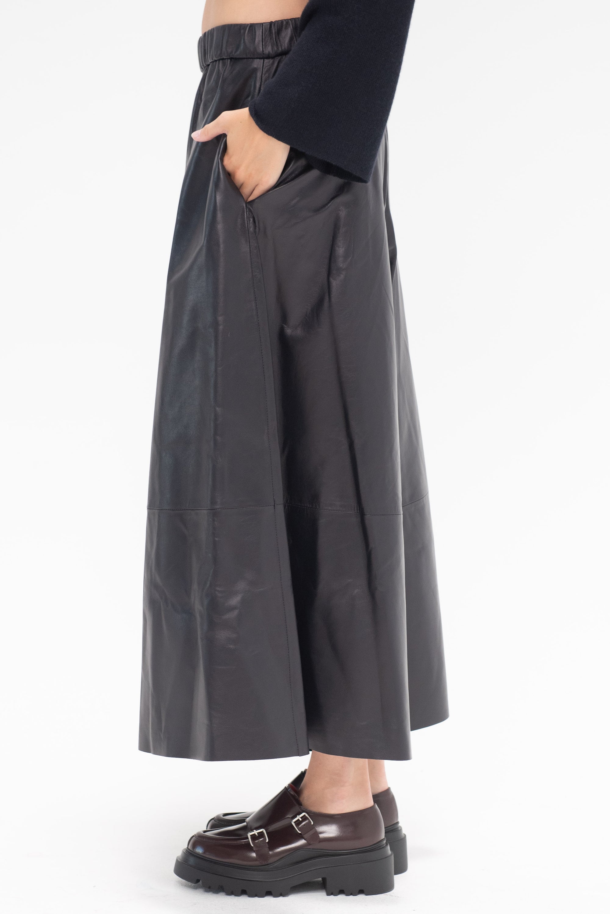 DUSAN - Gaucho Pants, Midnight