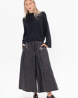 DUSAN - Gaucho Pants, Midnight